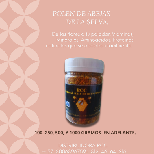 POLEN DE ABEJAS. GRANULADO.